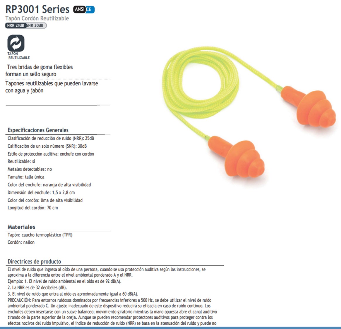 311010  TAPONES  SIBOL CORDON