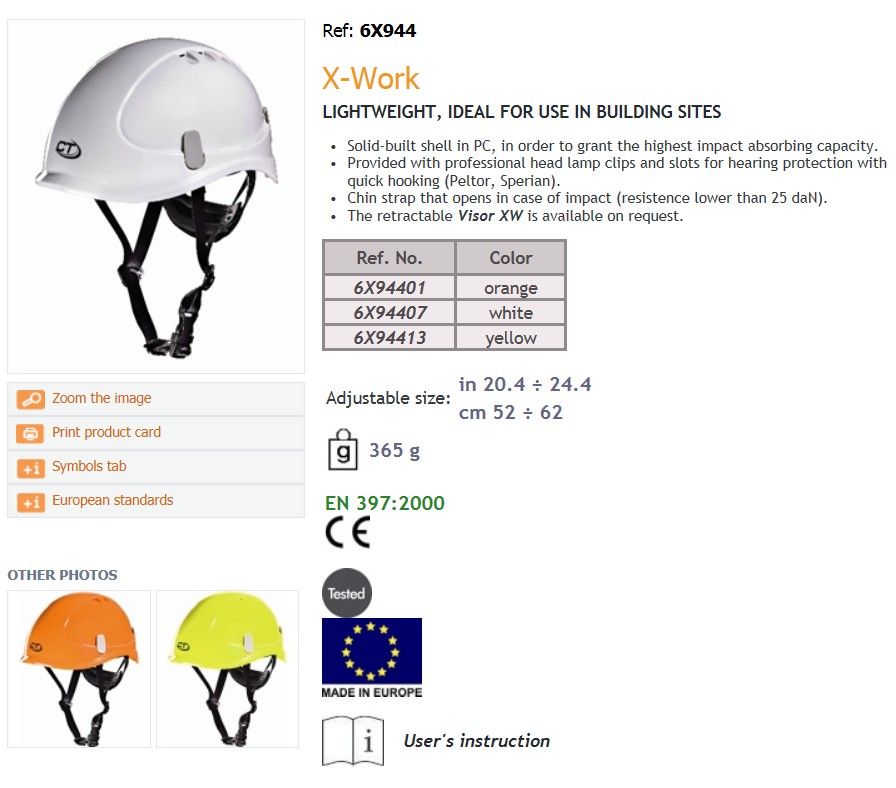 330105  CASCO X-WORK POLYCAR-EN397
