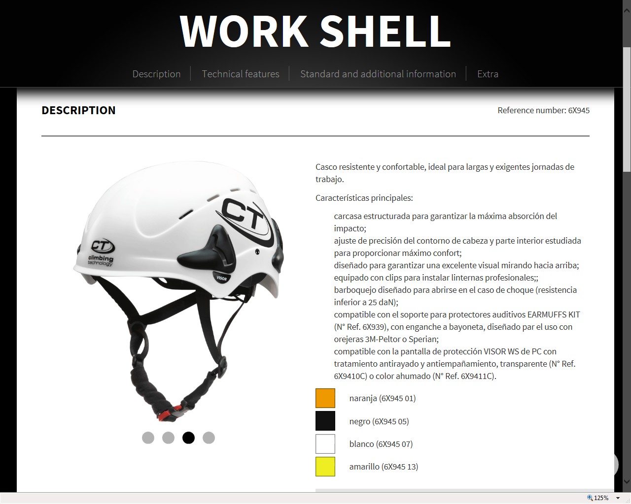 330107  CASCO X-WORK SHELL 6X945.. CE EN 397:2011