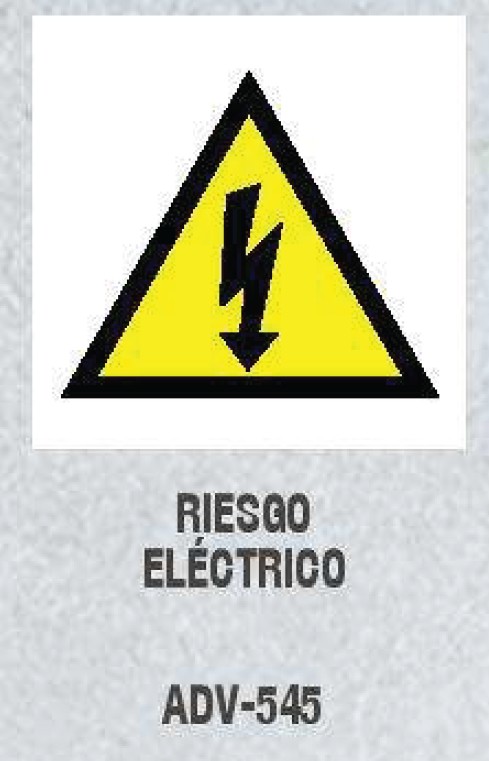 341007  SEÑAL RIESGO ELECTRICO