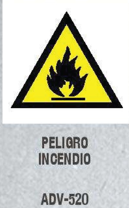 341020  SEÑAL PELIGRO INCENDIO