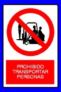342009  SEÑAL PROHIBIDO CARRETILLAS