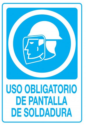 343021  SEÑAL USO OBLIGARORIO DE PANTALLA DE SOLDADURA