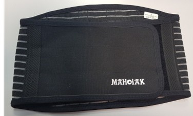 360004  FAJA MAHOIAK TRANSP/TIRANT VELCRO S- L