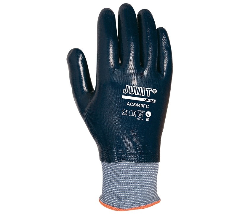 440008  GUANTE JUNIT NILON  NITRILO XS(6) -- XL(10)