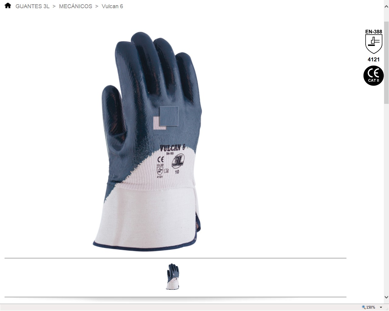 440010  GUANTE NITRILO JUNIT HYCRON 27607 0 CE  (12und) 8-9-10