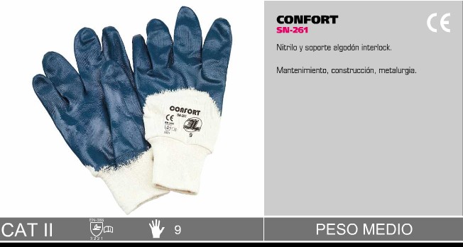 440011  GUANTE NIT.CONFOR SN261 SYRITE SN785 (10und) CE