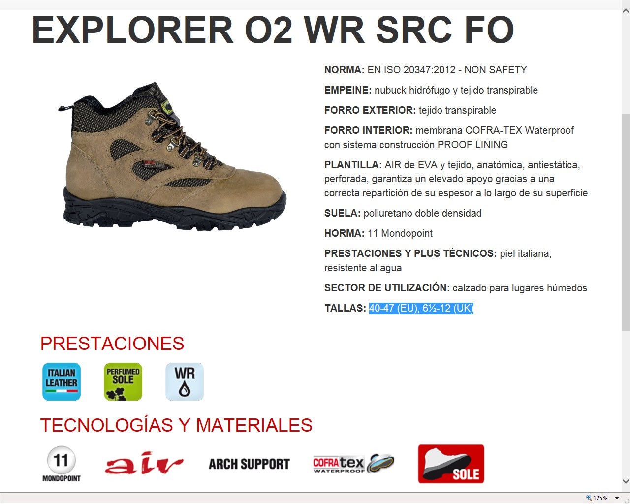 520041  BOTA EXPLORER 02 WR SRC FO 40-47  (EU), 6½-12 (UK)