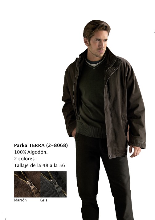 914A0154  PARKA AZUL C/CRUDO DURANG 8020 54